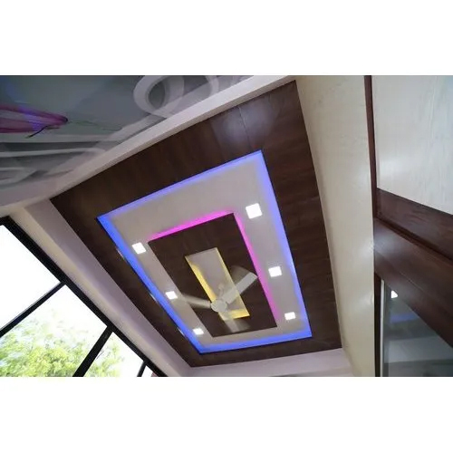 प्लेन ऑफिस पीवीसी फाल्स सीलिंग