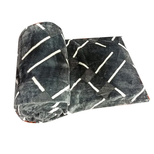 Double Bed Flano Fabric Flannel Bed Sheet - 100% Cotton, 80x60 Inches | Luxuriously Soft, Printed Pattern, Available In Multiple Colors
