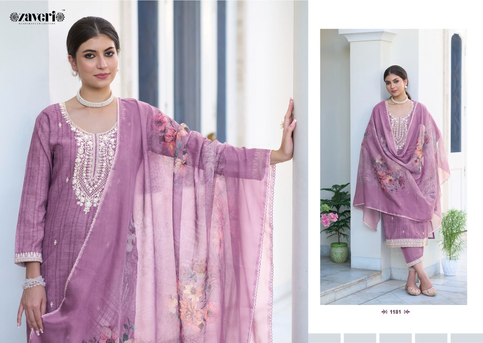 Silki Cottan Emboidery Handwork Ethnic Suit