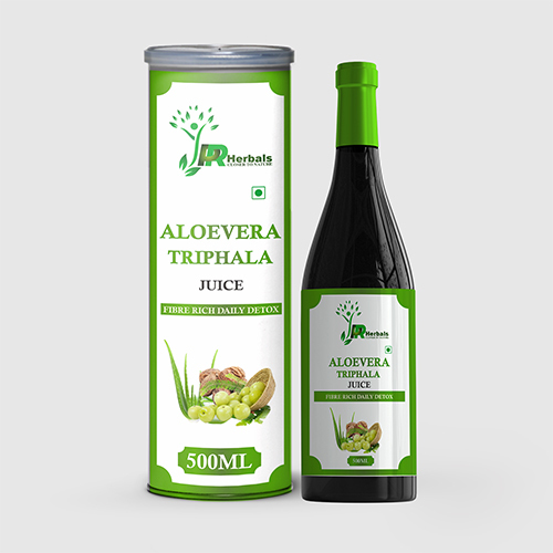 टॉनिक और सिरप 500 मिली एलोवेरा त्रिफला जूस