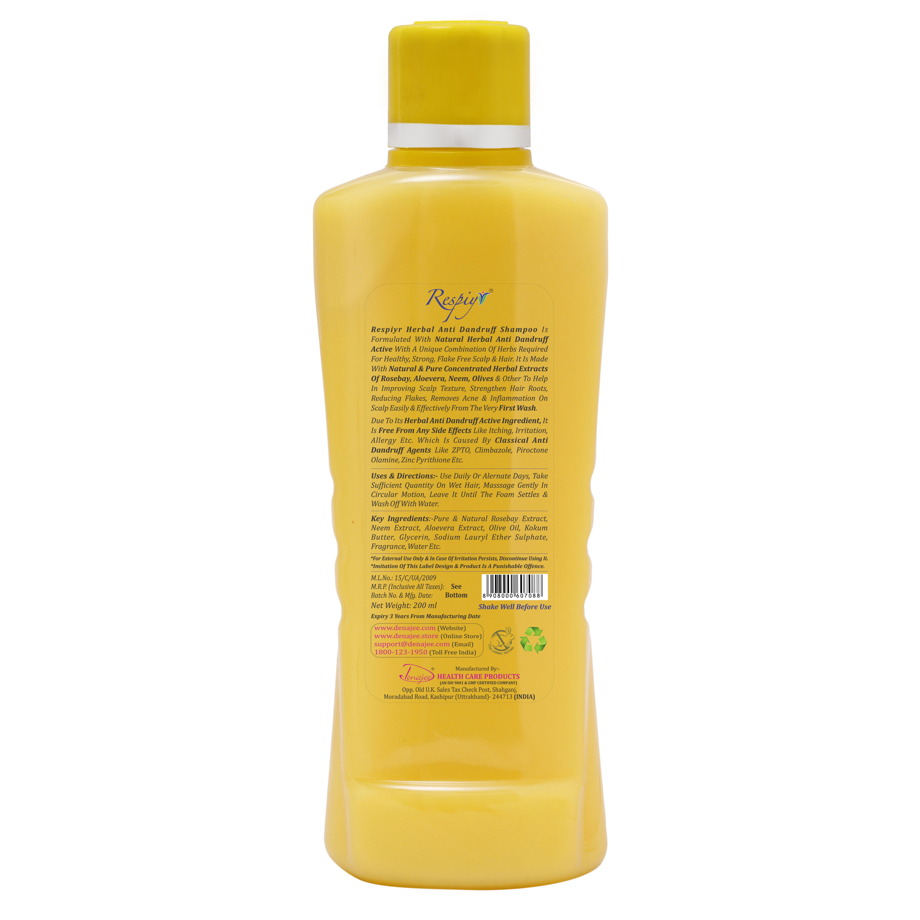 Herbal Anti Dandruff Shampoo - 200ml
