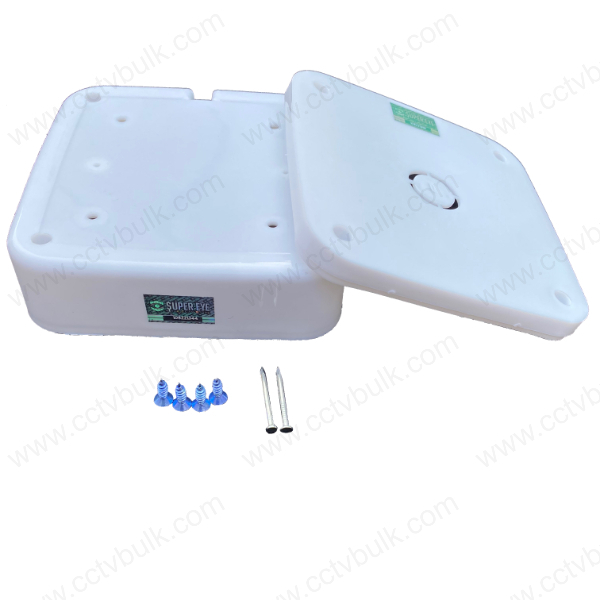 Cctv Junction Box 5 X 5 Super White 20set Dimension(l*w*h): 5*5 Inch (In)