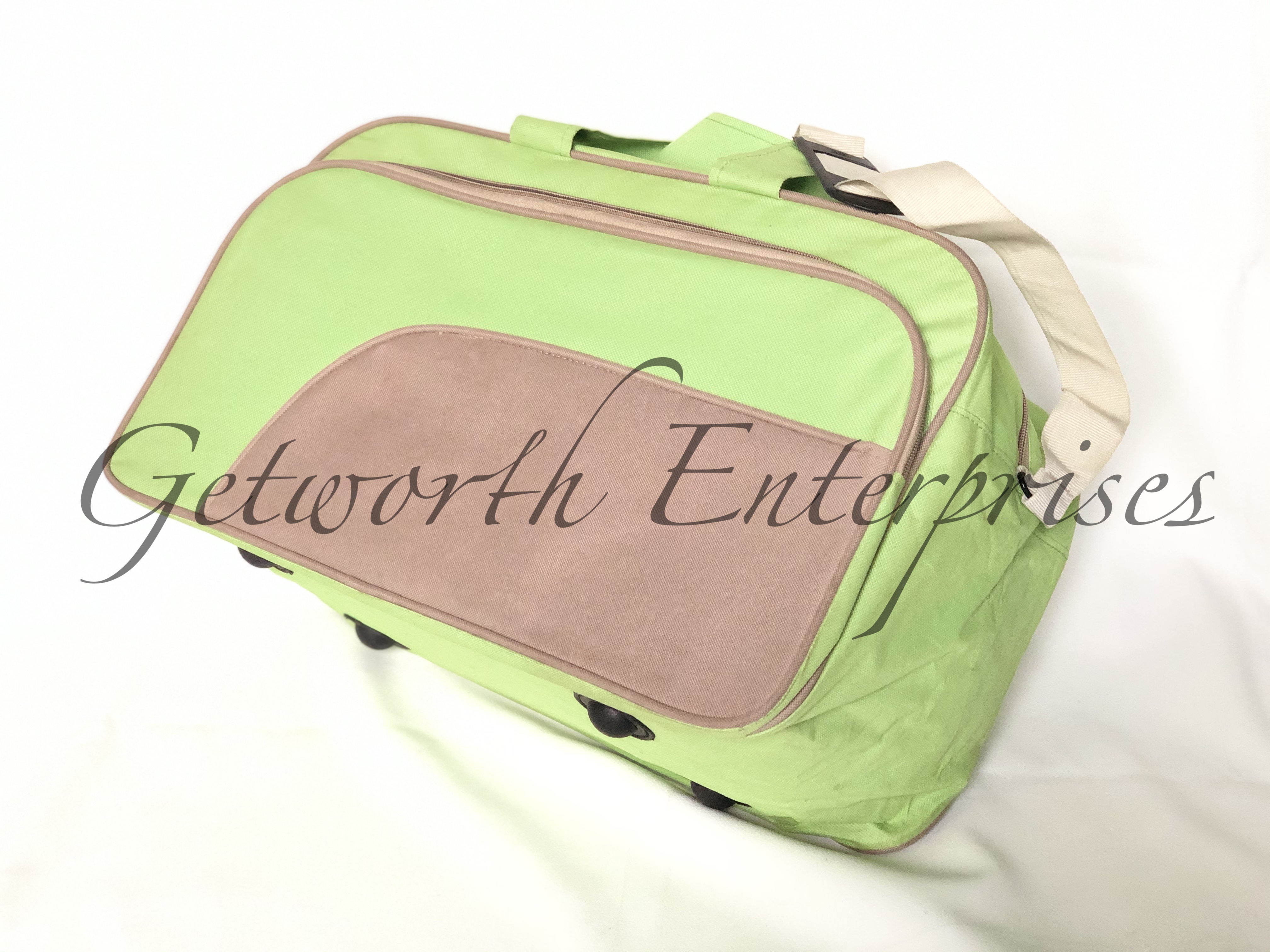 Multi Color Complimentary Travel Bag - Material: Premium Rexine, Size: 19" X 11" X 10", Color: Multi Color, Features: Lightweight, Durable, Attractive Design, Ideal For Gifting