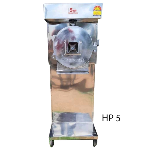 5 Hp Stainless Steel Pulverizer Machine - Color: Gray