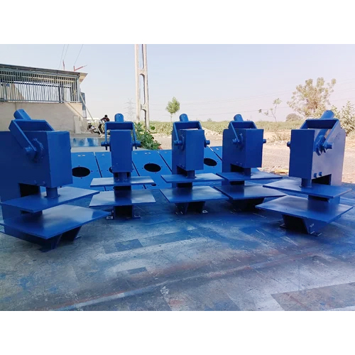 Mild Steel Slipper Making Machine - Color: Blue