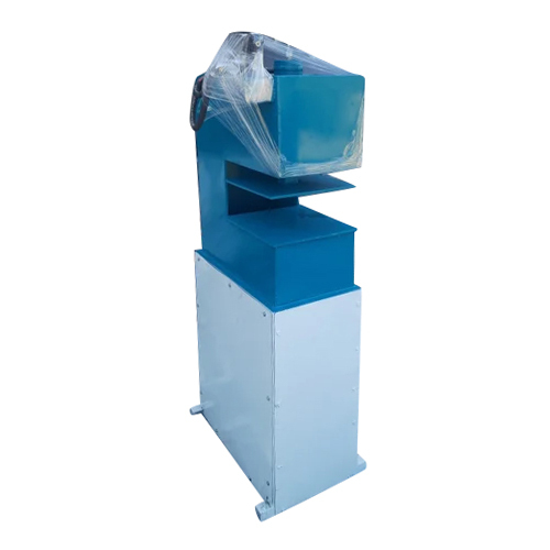 Blue & White Hydraulic Slipper Making Machine