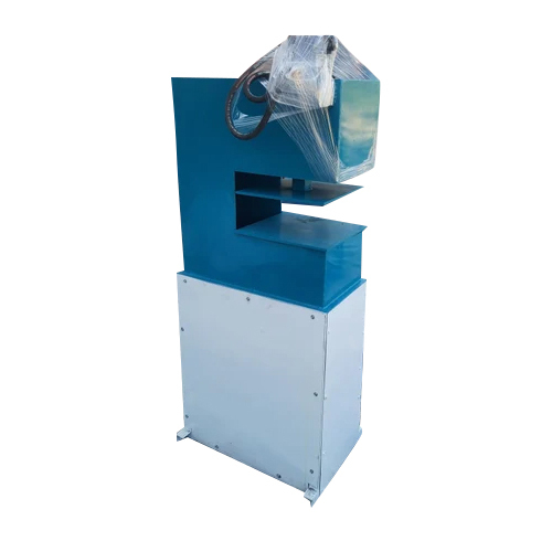 Blue & White Hydraulic Slipper Making Machine