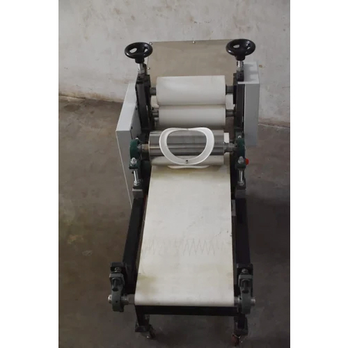 White Semi Automatic Papad Making Machine