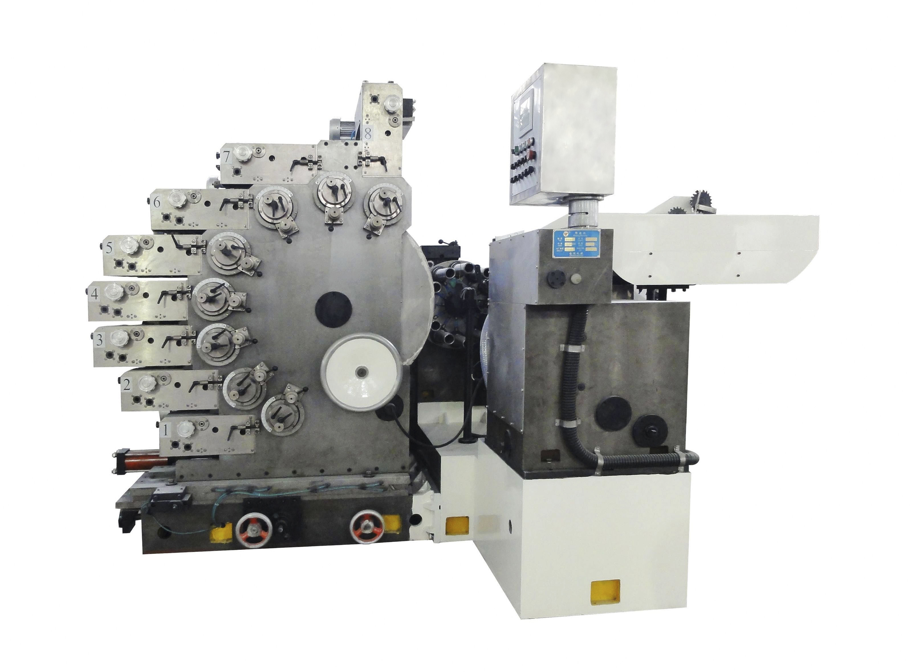 6 Color Printing Machine - 3340x2330x2100 Mm, White | Automatic Operation, 11000w Power, 90 Pcs/min Production Capacity, 1 Year Warranty