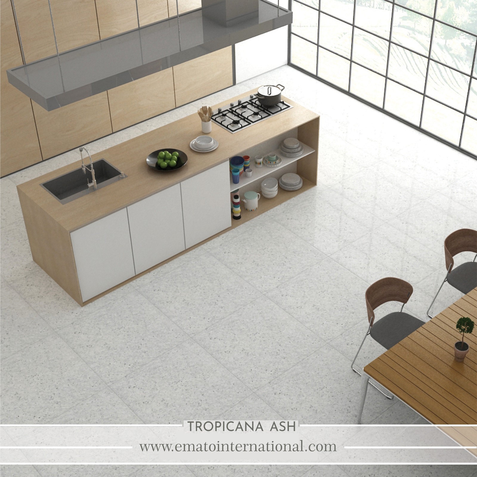 600x600 Double Charge Tiles - 2-layer Pigment Fusion, 8-9 Mm Thickness | Stain & Scratch-resistant, Polished Finish, Heavy-duty Floor Tiles