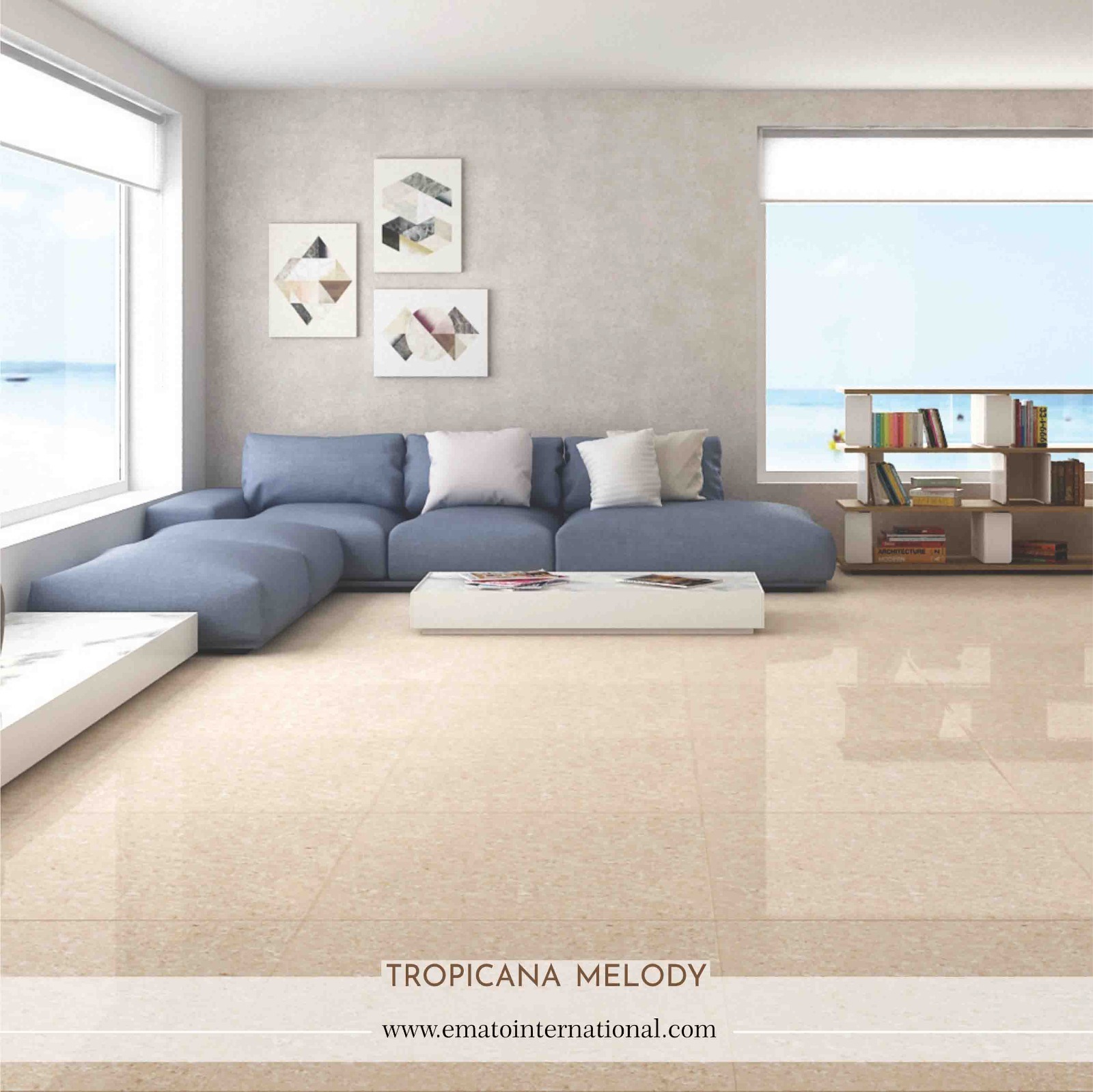 600x600 Double Charge Tiles - 2-layer Pigment Fusion, 8-9 Mm Thickness | Stain & Scratch-resistant, Polished Finish, Heavy-duty Floor Tiles