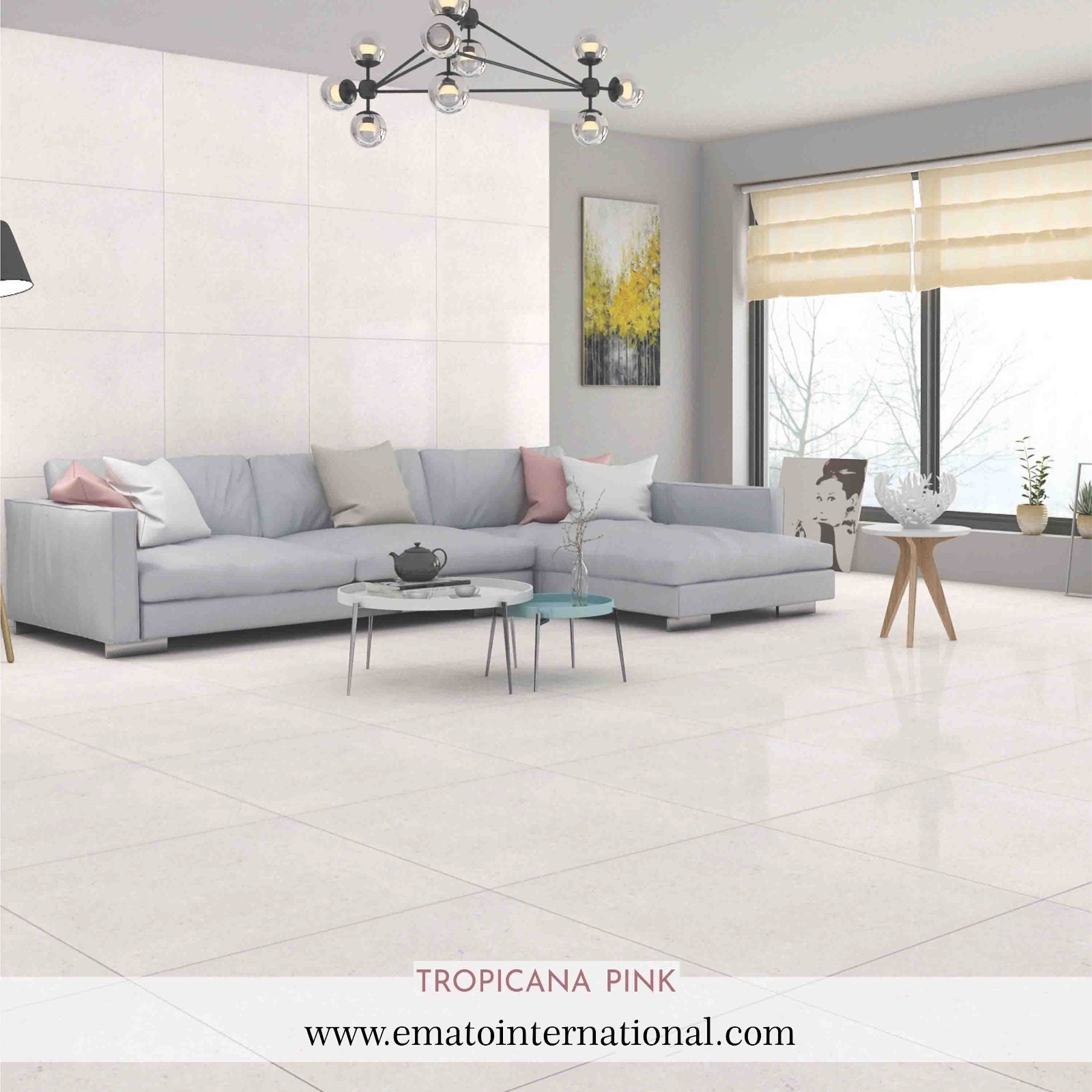 600x600 Double Charge Tiles - 2-layer Pigment Fusion, 8-9 Mm Thickness | Stain & Scratch-resistant, Polished Finish, Heavy-duty Floor Tiles
