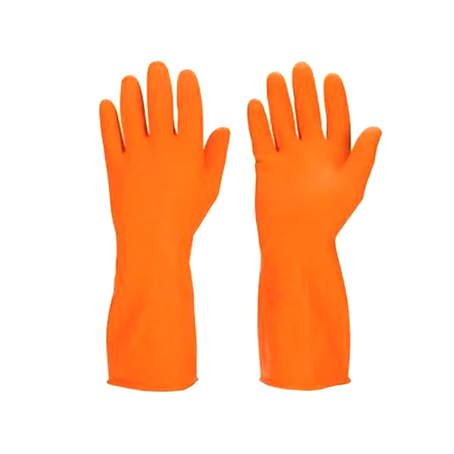 ऑरेंज रबर हैंड ग्लव्स