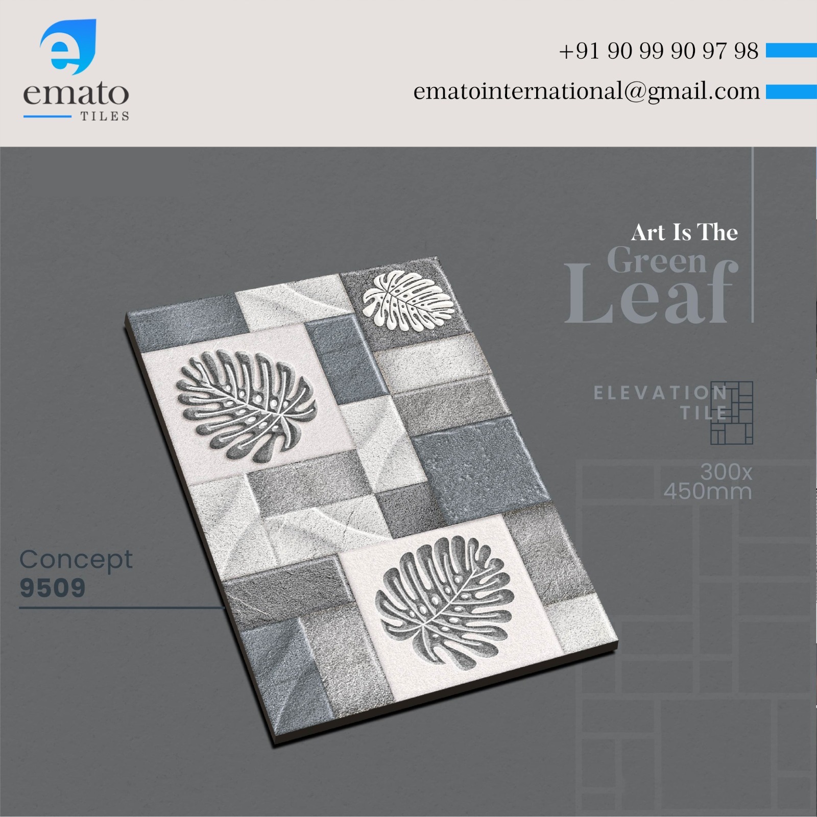 12x18 Wall Tiles - 100% Waterproof, Glossy & Matte Finish | Available In All Colors, Ceramic & Vitrified, 4-5mm Thickness