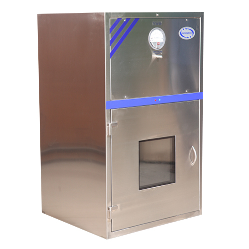 Laboratory Stainless Steel Dynamic Pass Box - 900x900x900mm | Customizable Size, Commercial Application, 800w Power, Satin Finish