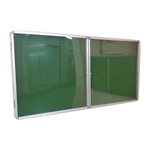 ग्रीन ऐक्रेलिक कवर नोटिस बोर्ड