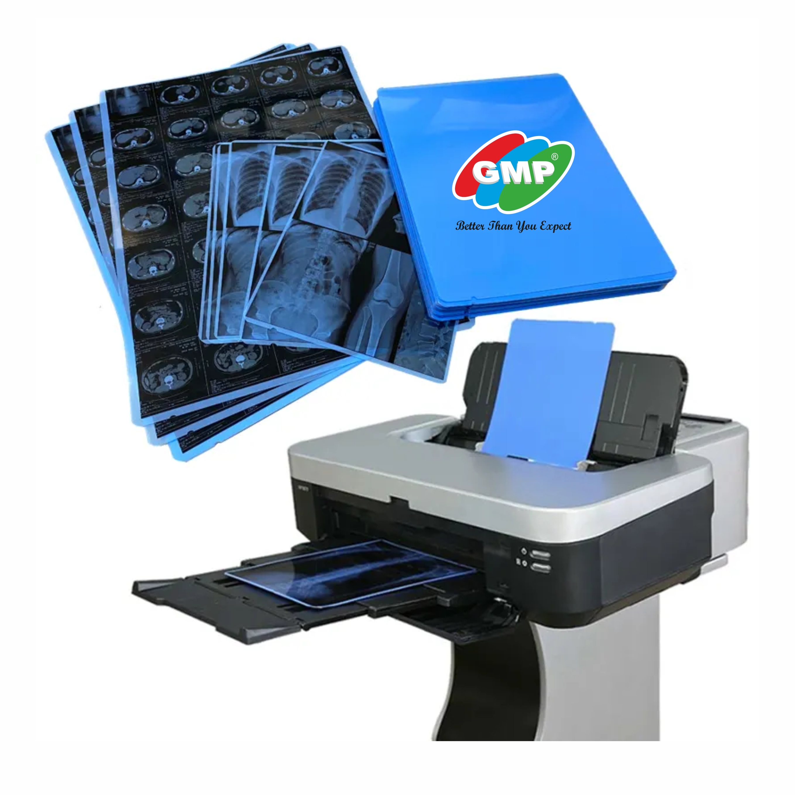 Gmp Medical X- Ray Inkjet Film Blue Color - 100 Sheet (11x14) at 2147. ...