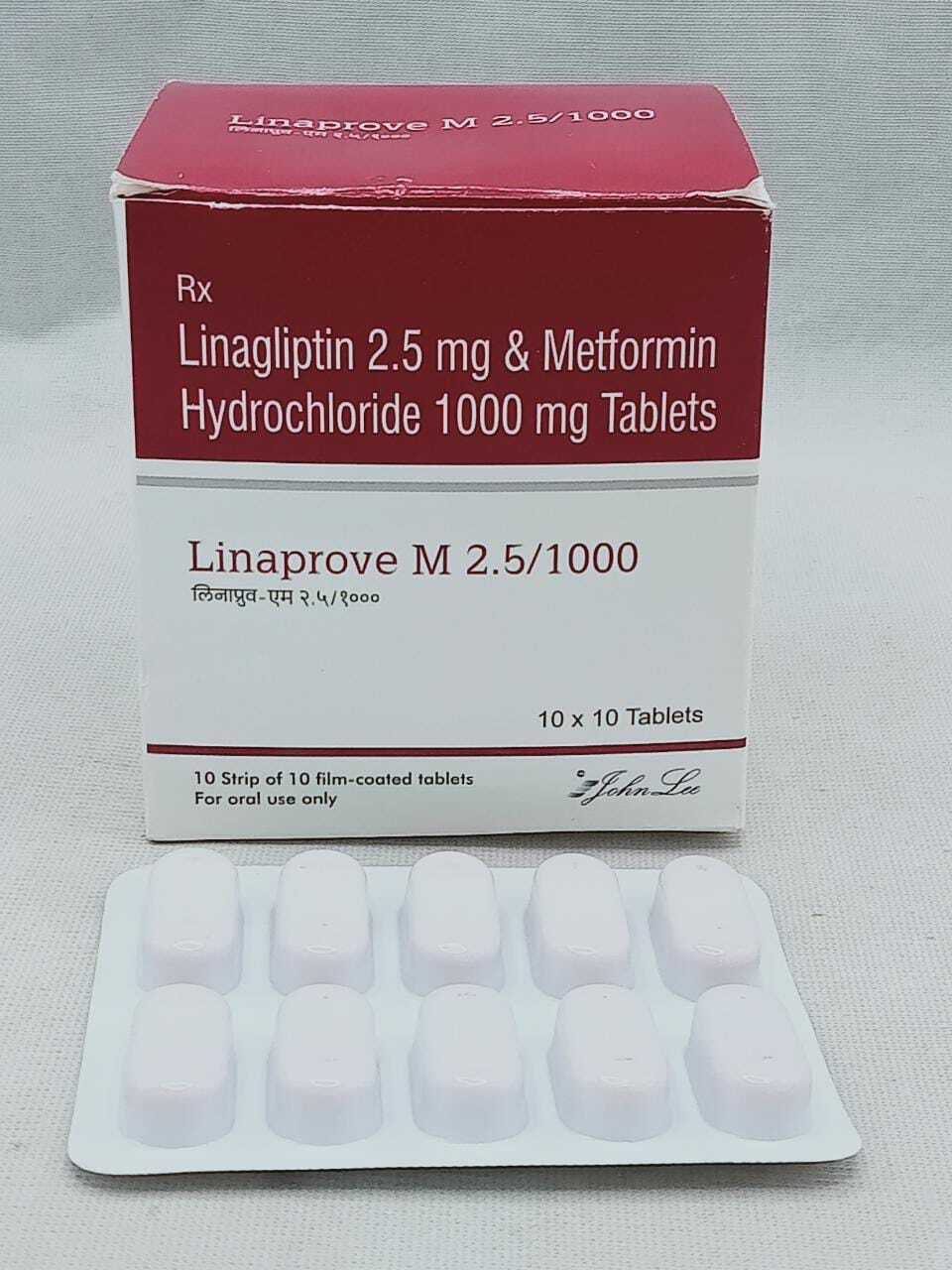Linagliptin Tablets - 5mg, 2.5mg + Metformin Hydrochloride 850mg & 1000mg | For Blood Sugar Control And Management