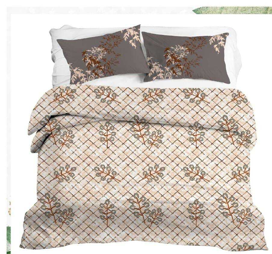 Bedsheet For Double Bed - Color: Multicolor
