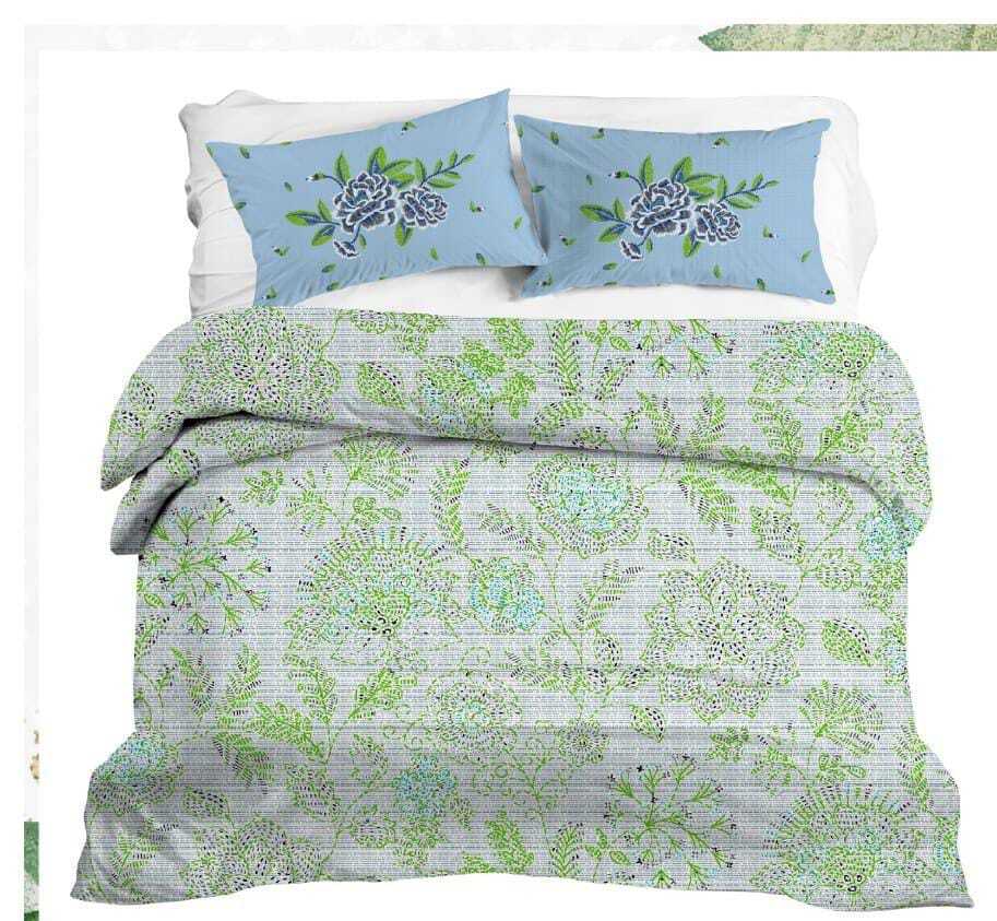 90x100 Bedsheet Double Bed - Color: Grey