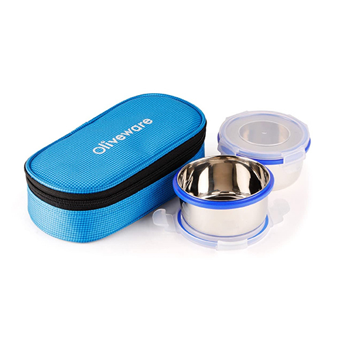 Crunch Lunch Box - Color: Blue