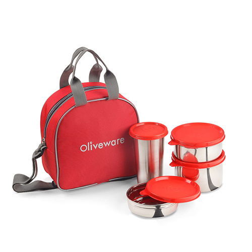 Steelmate Lunch Box - Color: Silver Blue