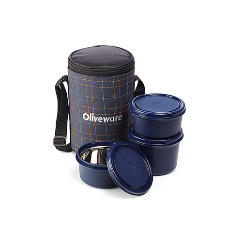Amber Lunch Box - Color: Silver