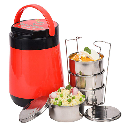 Jumbo Lunch Box - Color: Silver