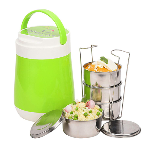 Jumbo Lunch Box - Color: Silver