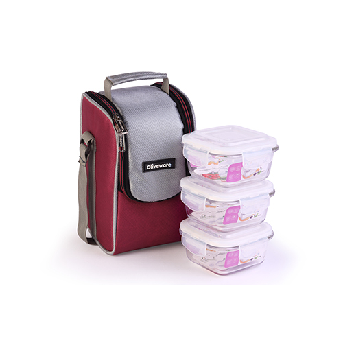 Duke Glassware Lunch Box - Color: Black