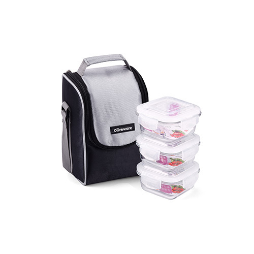 Duke Glassware Lunch Box - Color: Black