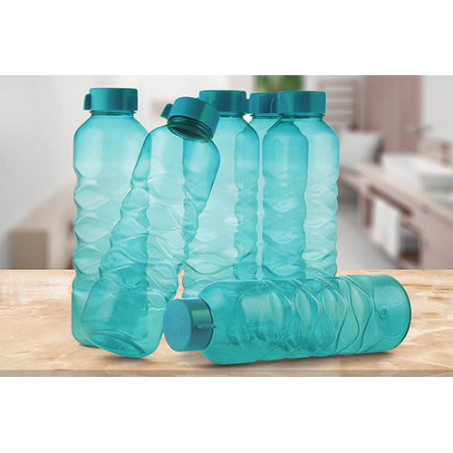 Black Shaily Water Bottle (Set Of 6)