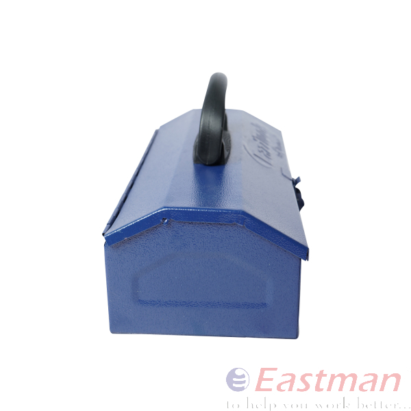 Eastman Plumper Tool Box - Steel Construction, Different Sizes Available, Blue Color, Rectangle Shape