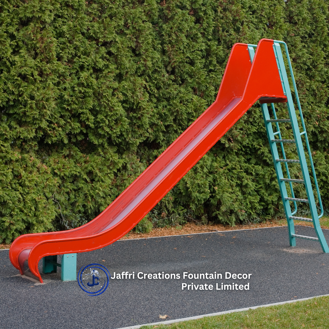 Outdoor Playground Slide - Durable Plastic, Vibrant Colors , Safe Design For Kids Fun