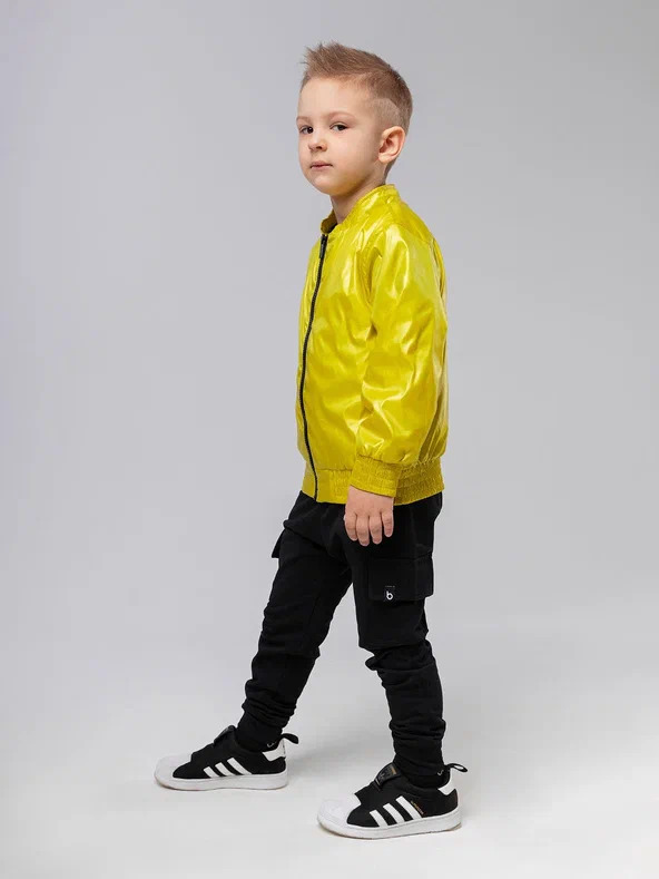 Windbreaker Jacket 34-54 - 100% Polyester & 100% Cotton Lining, Yellow | Water Resistant, Windproof, Lightweight, Zipper Closure, Comfortable Fit