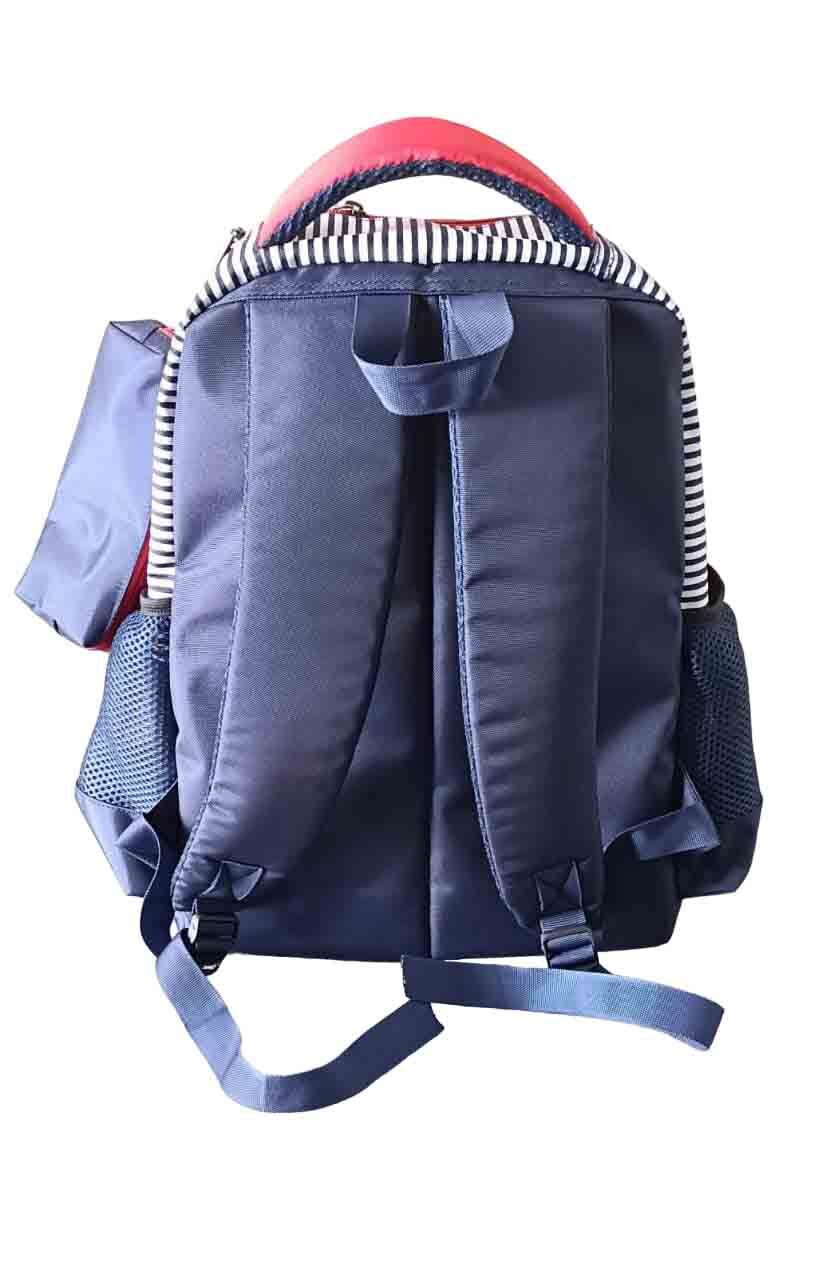 School Bag - Pvc Material, Customized Size | Lightweight Design, Adjustable Padded Shoulder Straps, Mesh Side Pockets For Easy Access