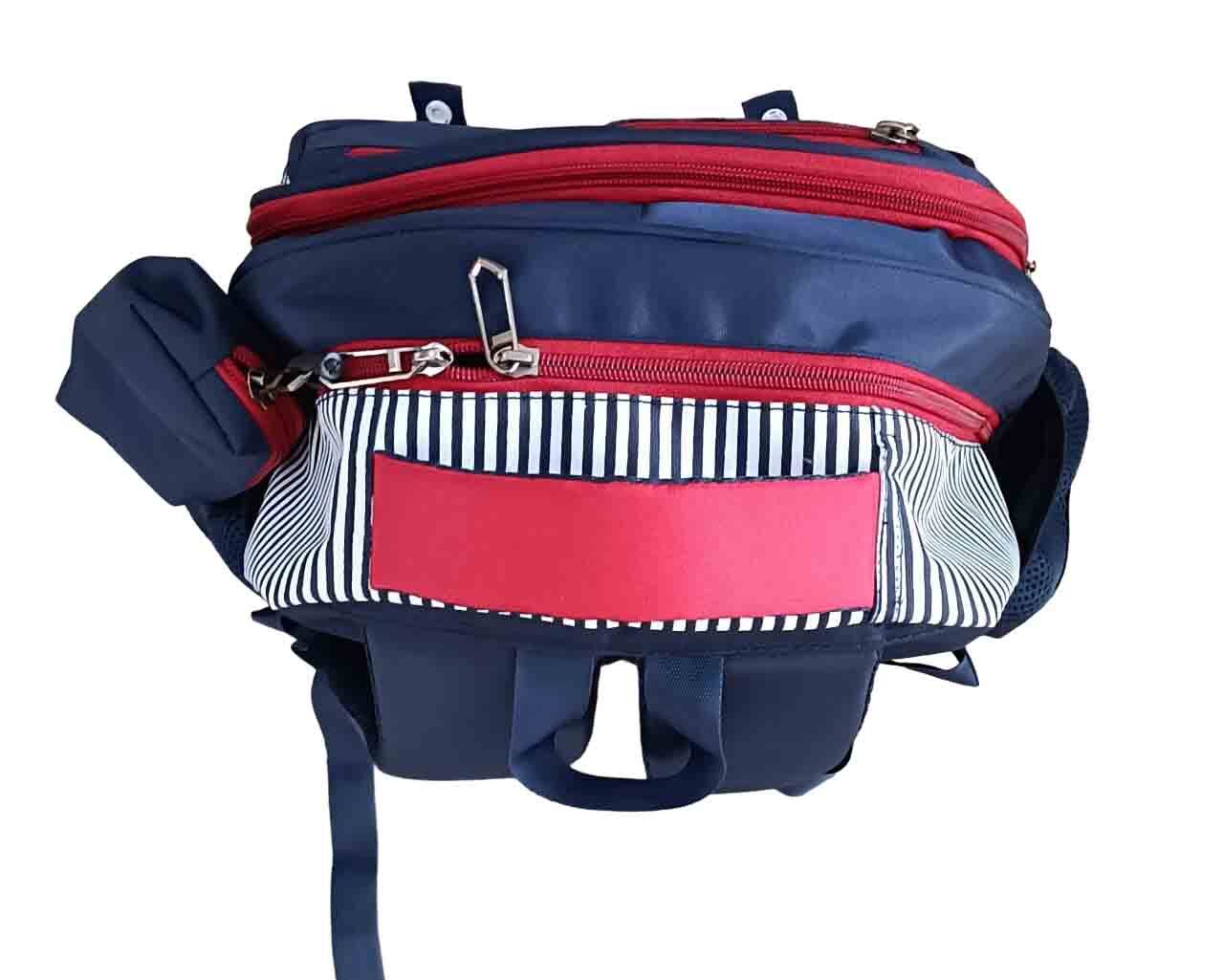 School Bag - Pvc Material, Customized Size | Lightweight Design, Adjustable Padded Shoulder Straps, Mesh Side Pockets For Easy Access