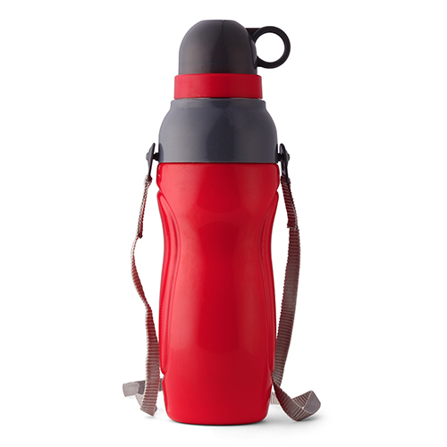 Spin Water Bottle 650 Ml - Color: Red