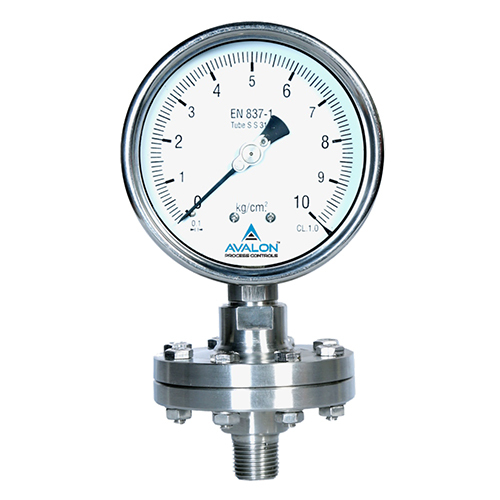 Silver Diaphragm Type Pressure Gauge