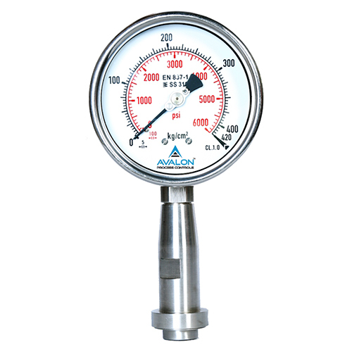 Silver Diaphragm Type Pressure Gauge