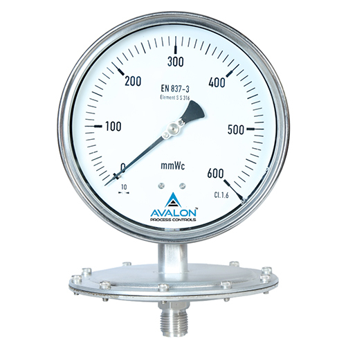 Silver Diaphragm Type Pressure Gauge