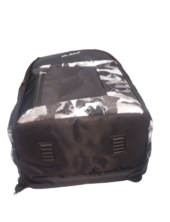 School Backpack - 25l Capacity, 19-inch Size, Durable Polyester Material | Padded Adjustable Straps, Side Mesh Bottle Holder, Customized Design