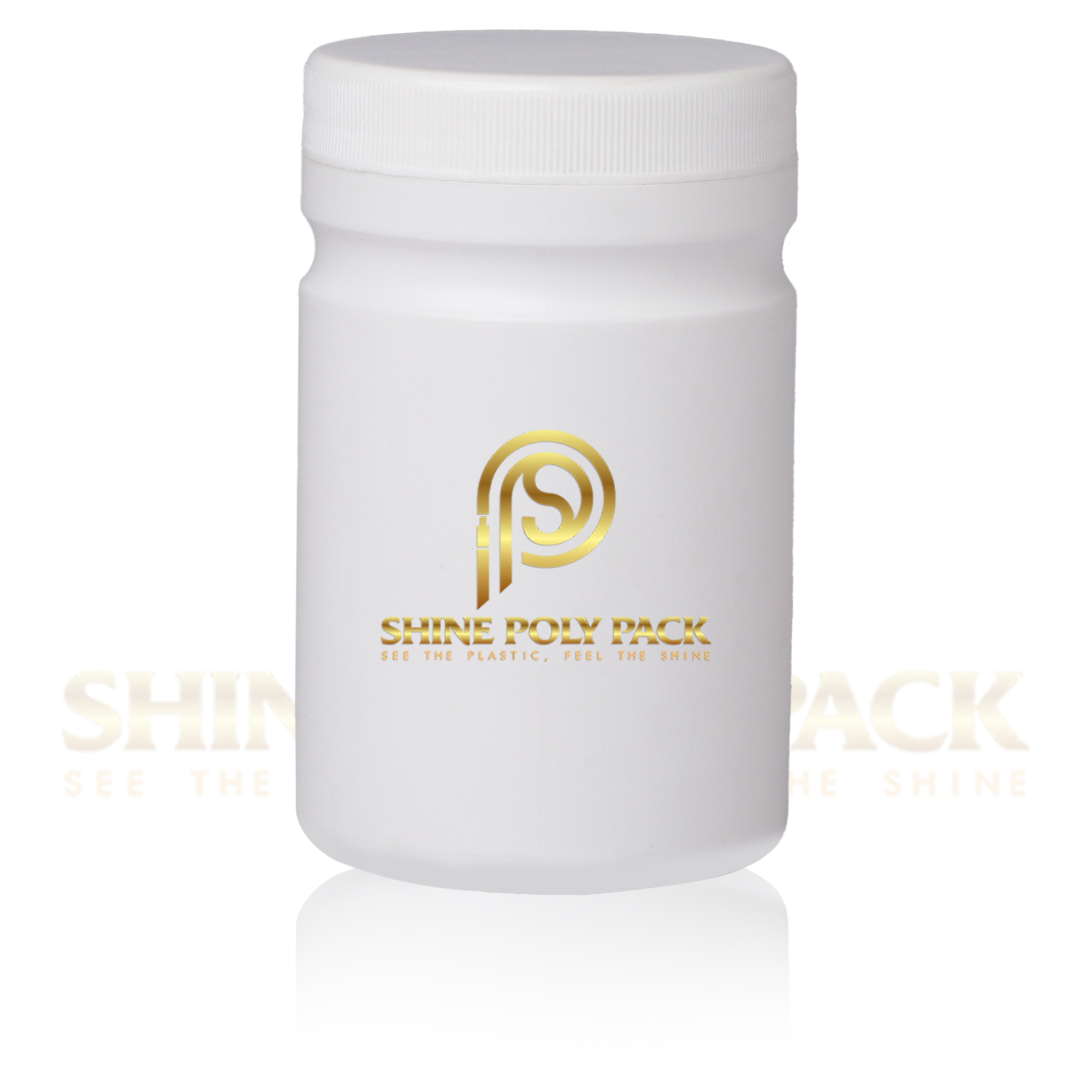 Hdpe Volpo Jar - 100 To 300 Ml Capacity, Round Shape, Any Color | Versatile Plastic Container For Pharmaceuticals, Screw Cap Sealing