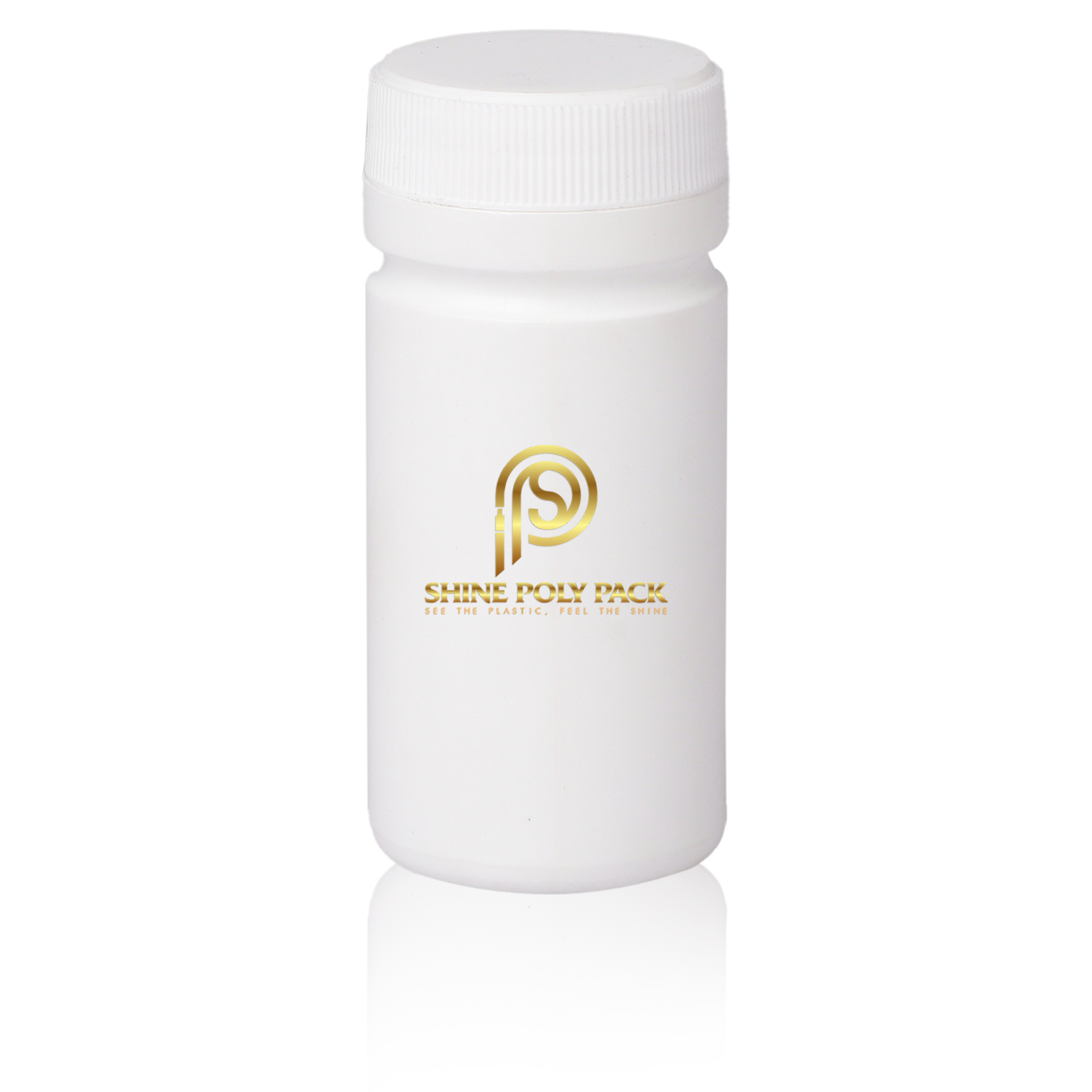 Hdpe Volpo Jar - 100 To 300 Ml Capacity, Round Shape, Any Color | Versatile Plastic Container For Pharmaceuticals, Screw Cap Sealing