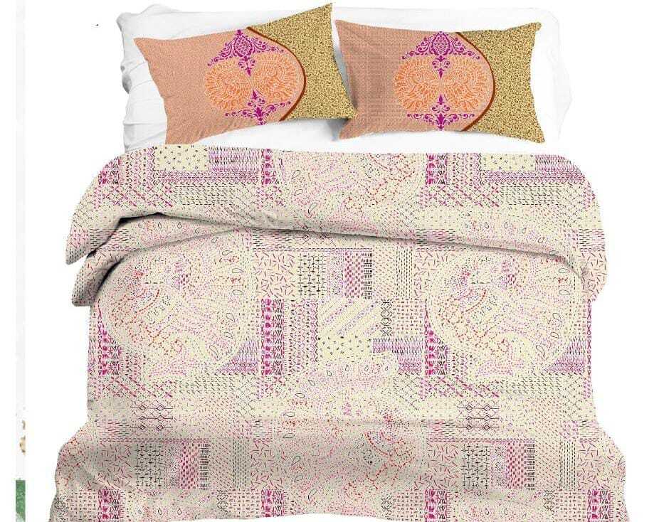 Bedsheet Cotton Double Bad - Color: Multicolor