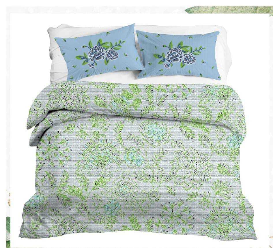 Bedsheet Cotton Double Bad - Color: Multicolor