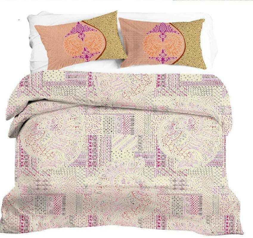 Bedsheet Cotton Double Bad - Color: Multicolor