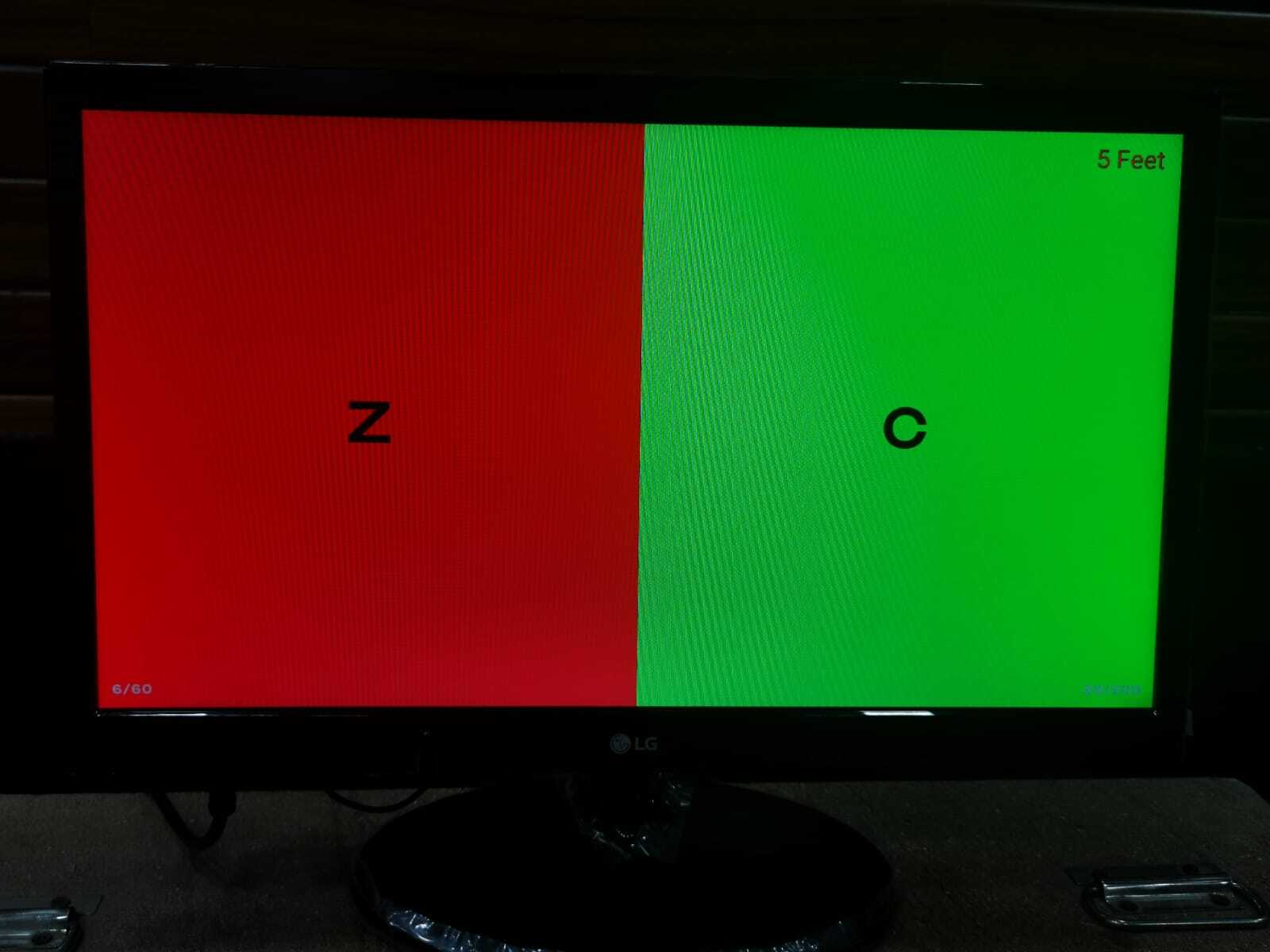Android Led Vision Chart With Lg 18.5 Hd Monitor With Two Remote