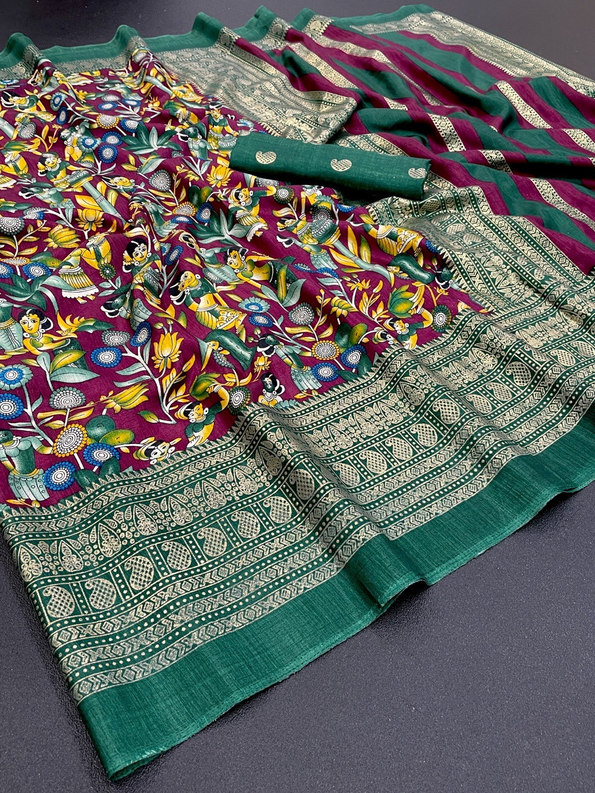 Soft Silk Perinted Sarees