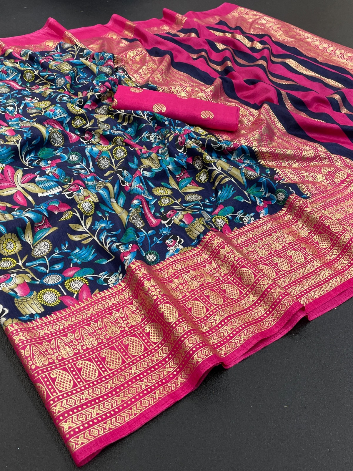 Soft Silk Perinted Sarees